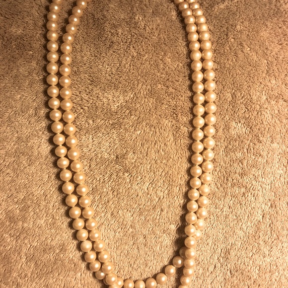 Vintage double strand pearl necklace - Picture 2 of 5